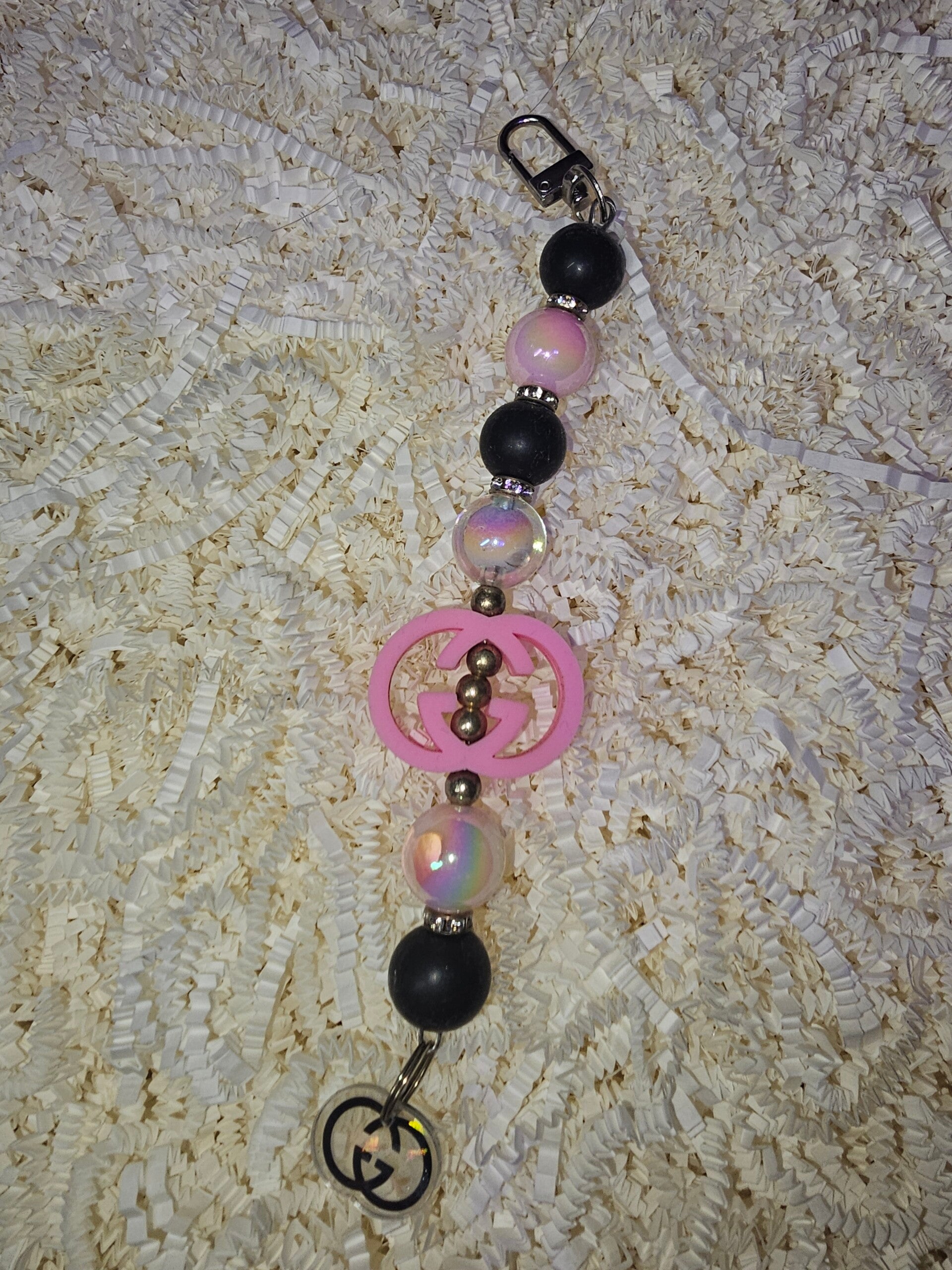 Pink gucci telefoon hanger