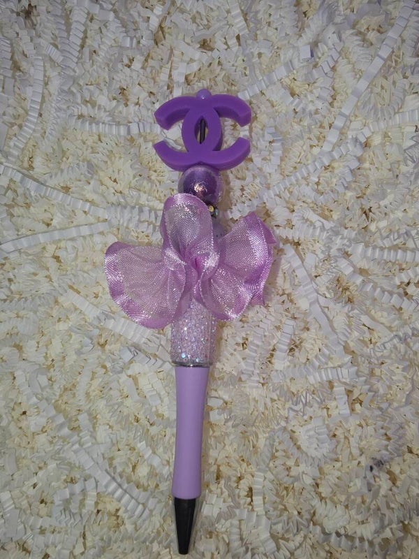 Purple Chanel Pen