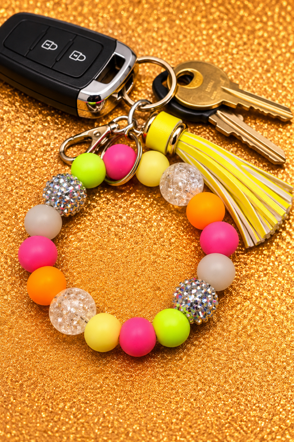 NEON GLAM Mini Wristlet