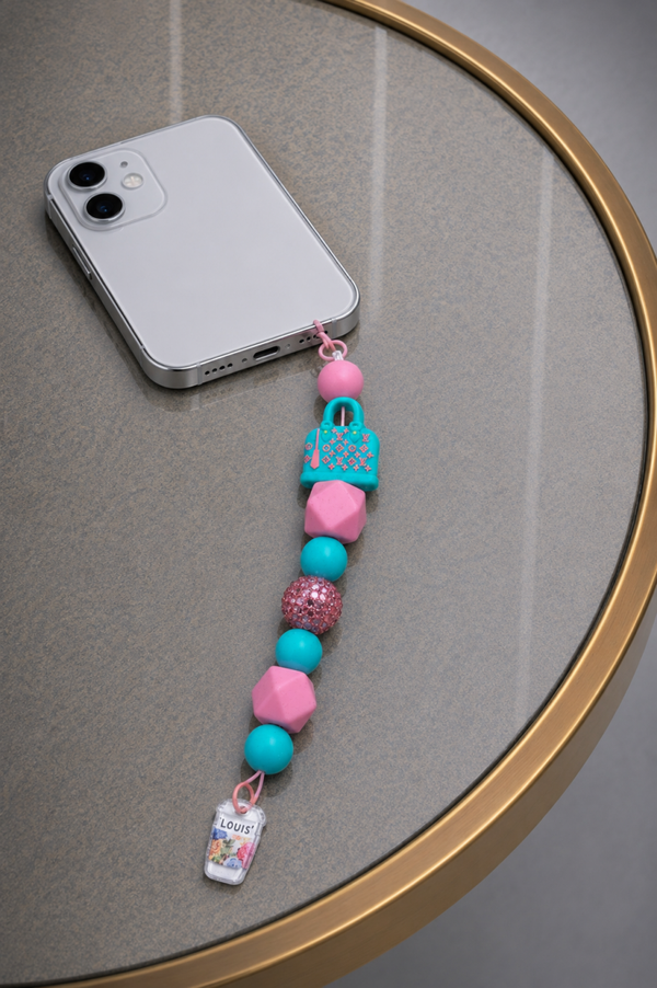 LV Turqouise Bag Telefoonhanger