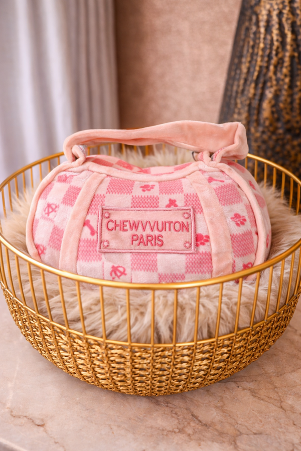 Chewy vuiton bag pink speelgoed