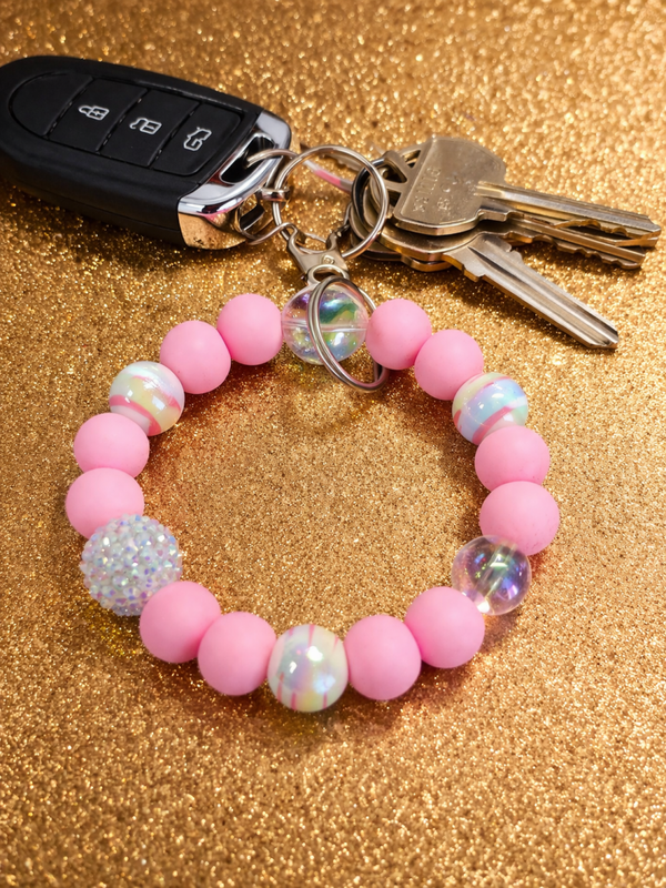 Pink candy Mini Wristlet