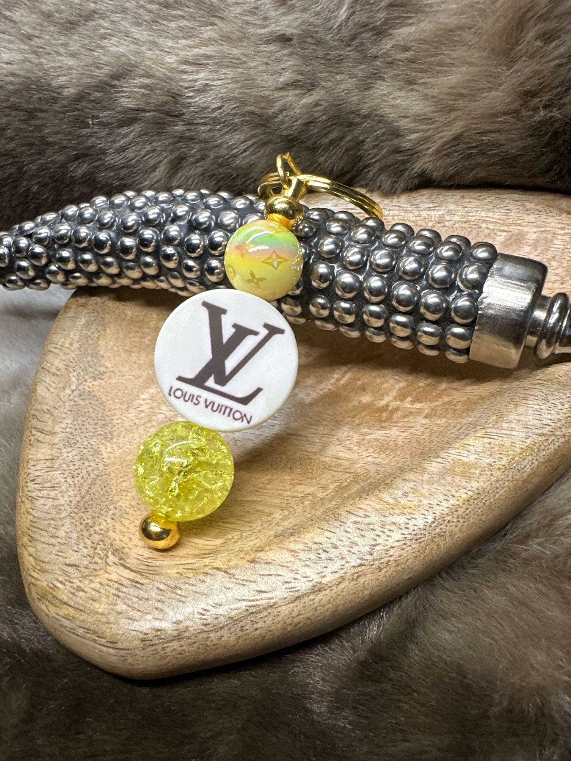 Lv yellow Sleutelhanger