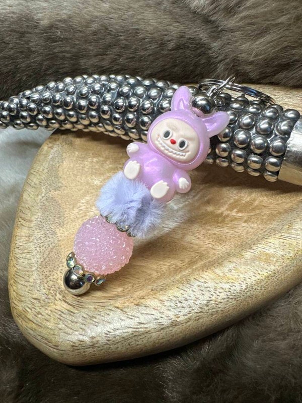 Labubu purple Sleutelhanger