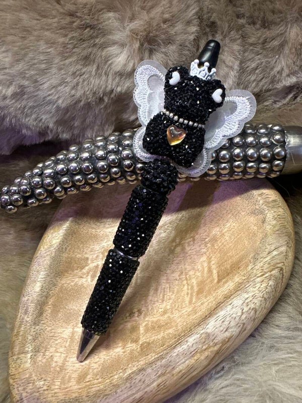 Black bear Rhinestone pen