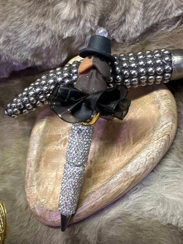 Huishamster caramel Rhinestone pen