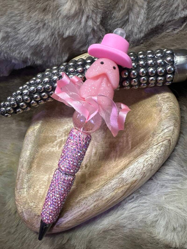 Huishamster pink Rhinestone pen
