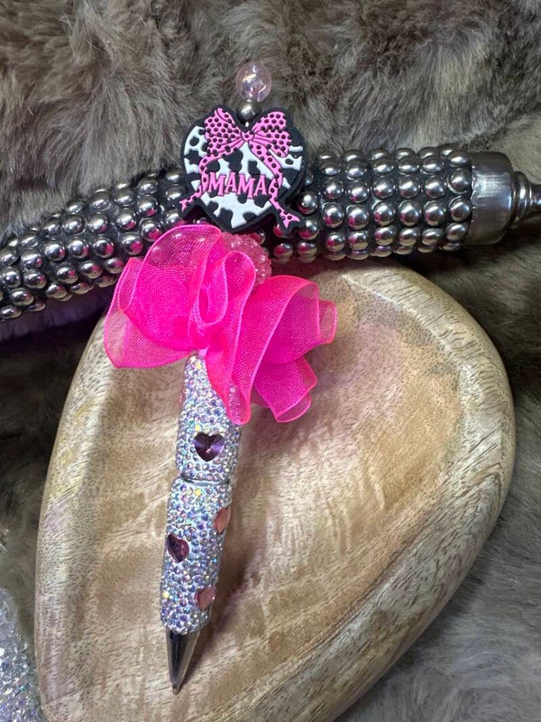 Pink mama Rhinestone pen