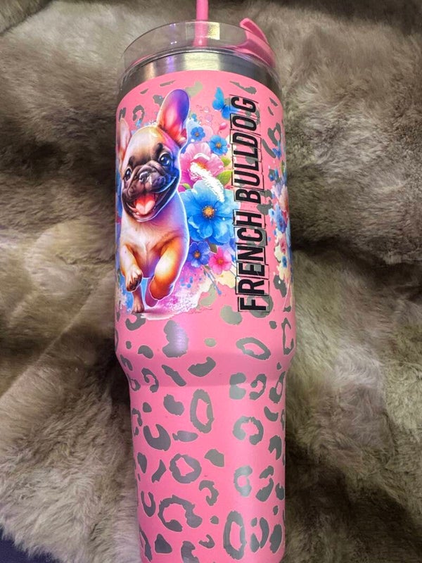 Franse bulldog Drinkbeker