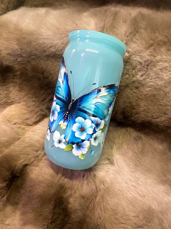 Butterfly plastic Drinkbeker