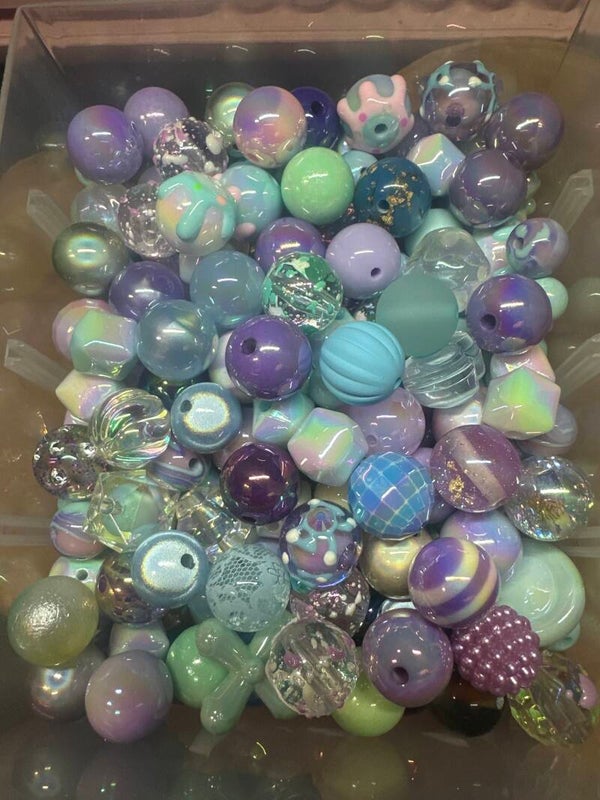 Mermaid mix acryl kralen