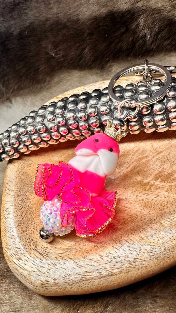 Huishamster pink sleutelhanger