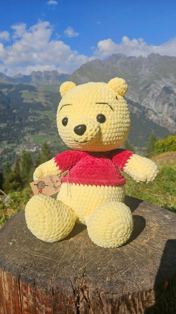 Ourson jaune au crochet