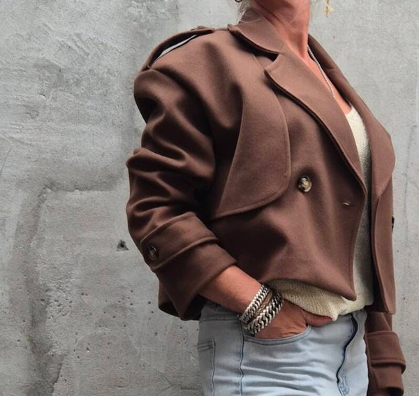 Cropped jasje Bruin