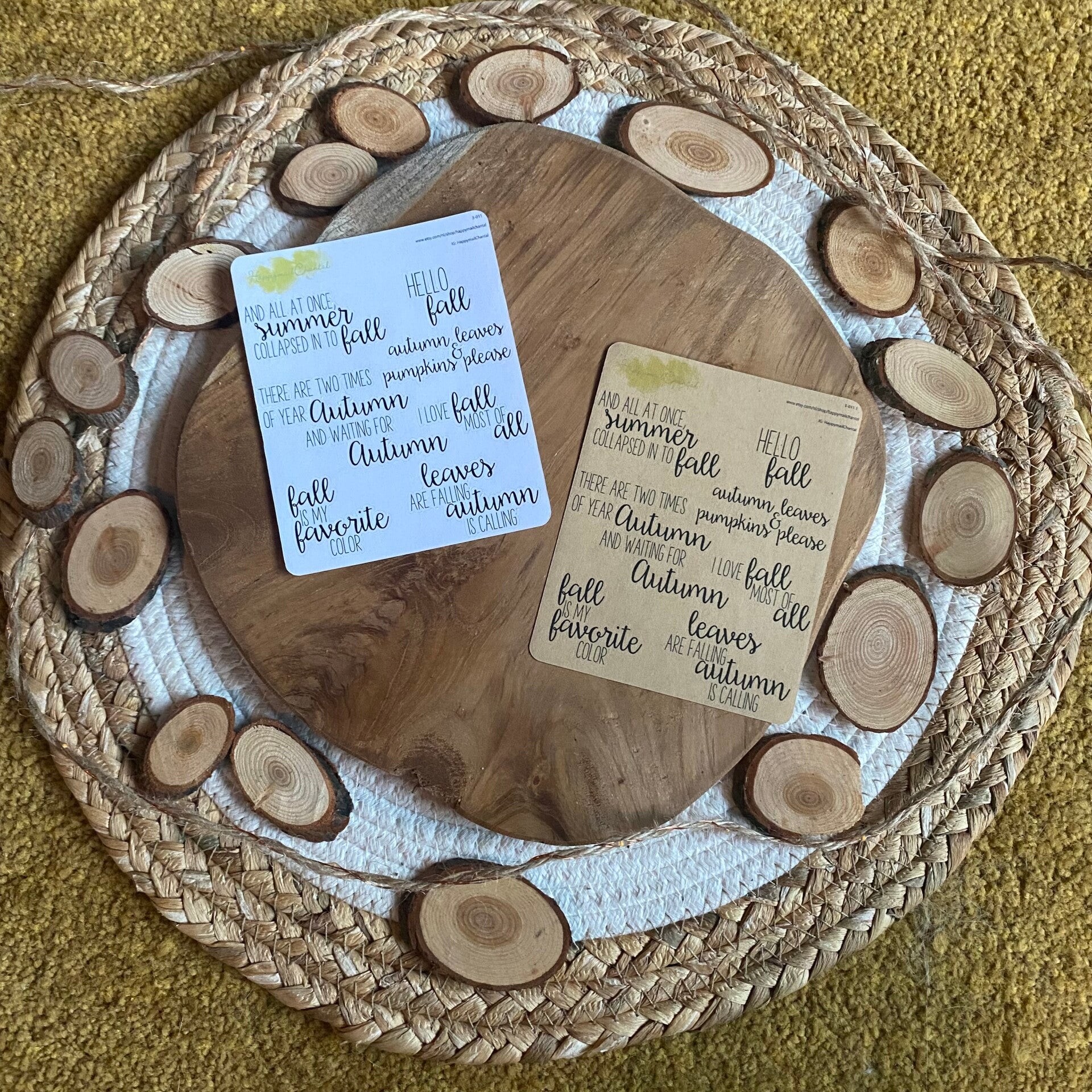 STICKERS - Herfst quotes