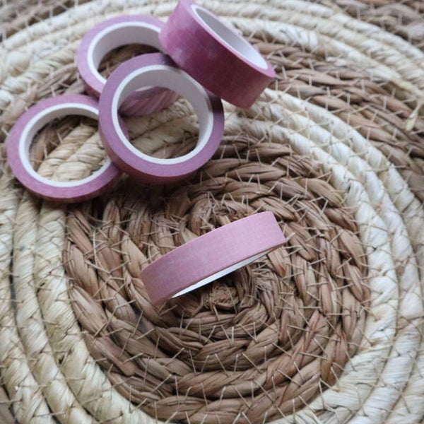 WASHI TAPE - Roze ruit 10mm * 10m