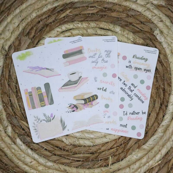 SET - Boeken stickers met quotes