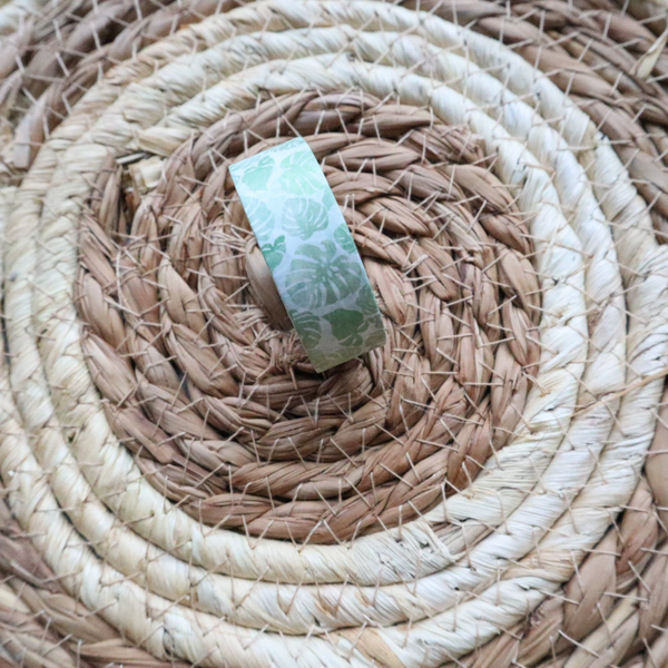 WASHI TAPE - Monstera bladeren (Advent 2022)