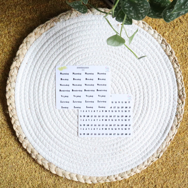 STICKERS - Dagen + Datum Pinky Donuts (Advent 2022)