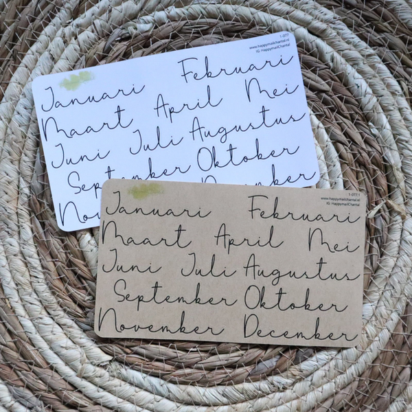 STICKERS - Maanden groot (Farmhouse greatness)