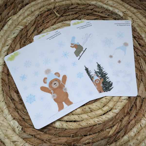 STICKERS - Beertje winter (Adventkalender 2022)