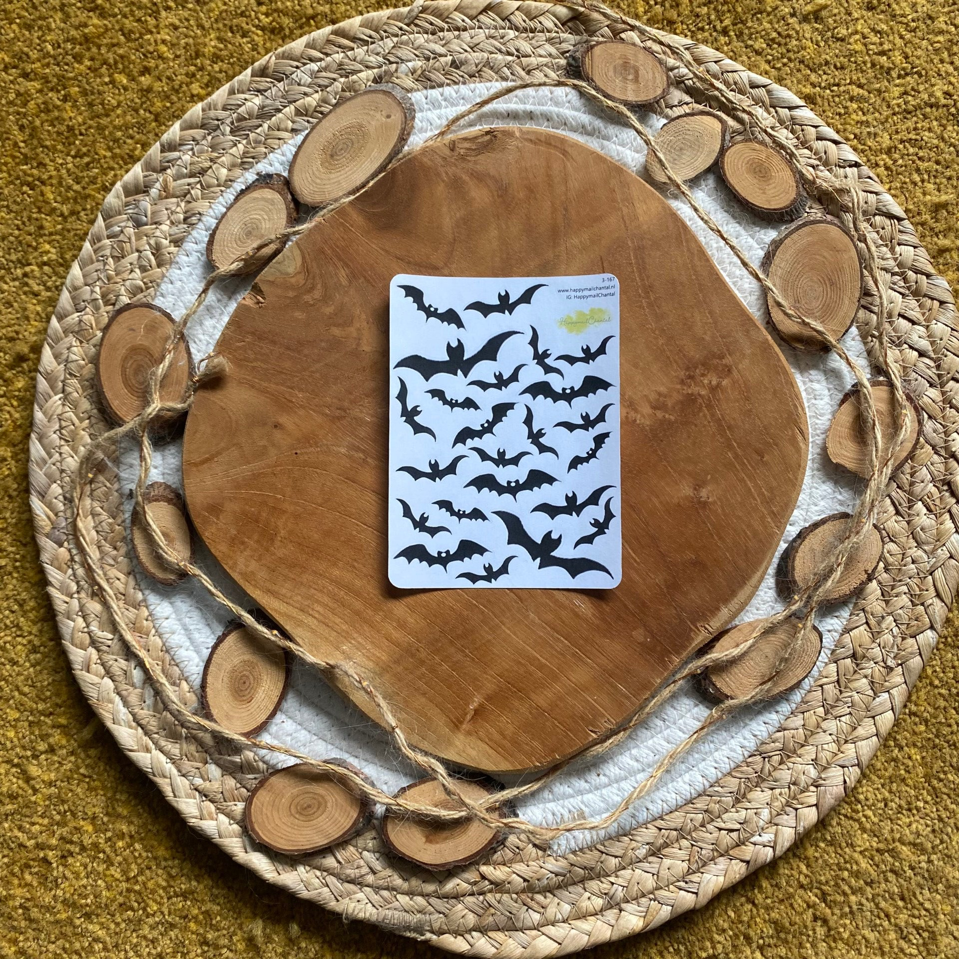 STICKERS - Halloween vleermuizen