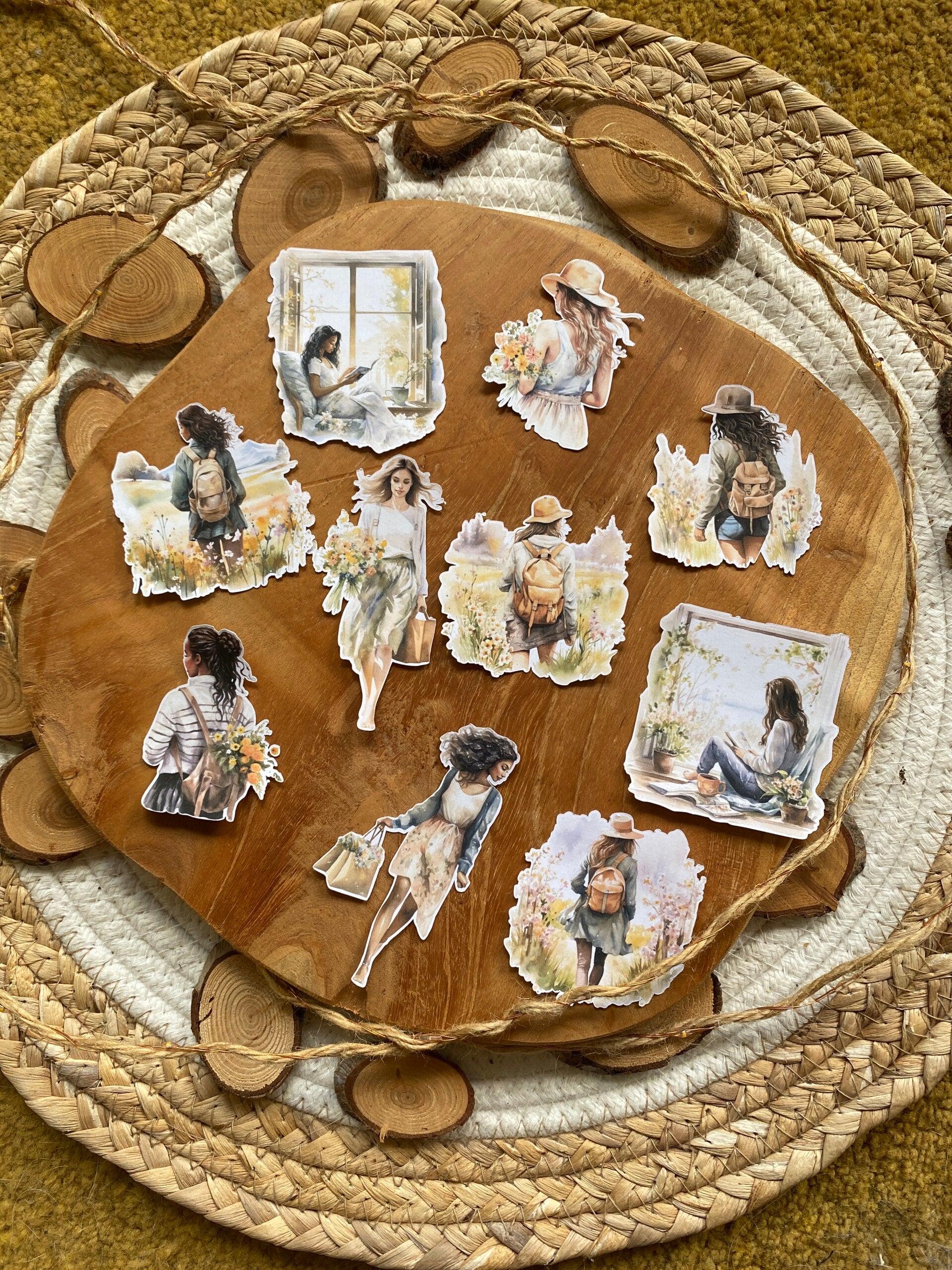 DIE CUT STICKERS - Beautiful spring (Advent 2024)