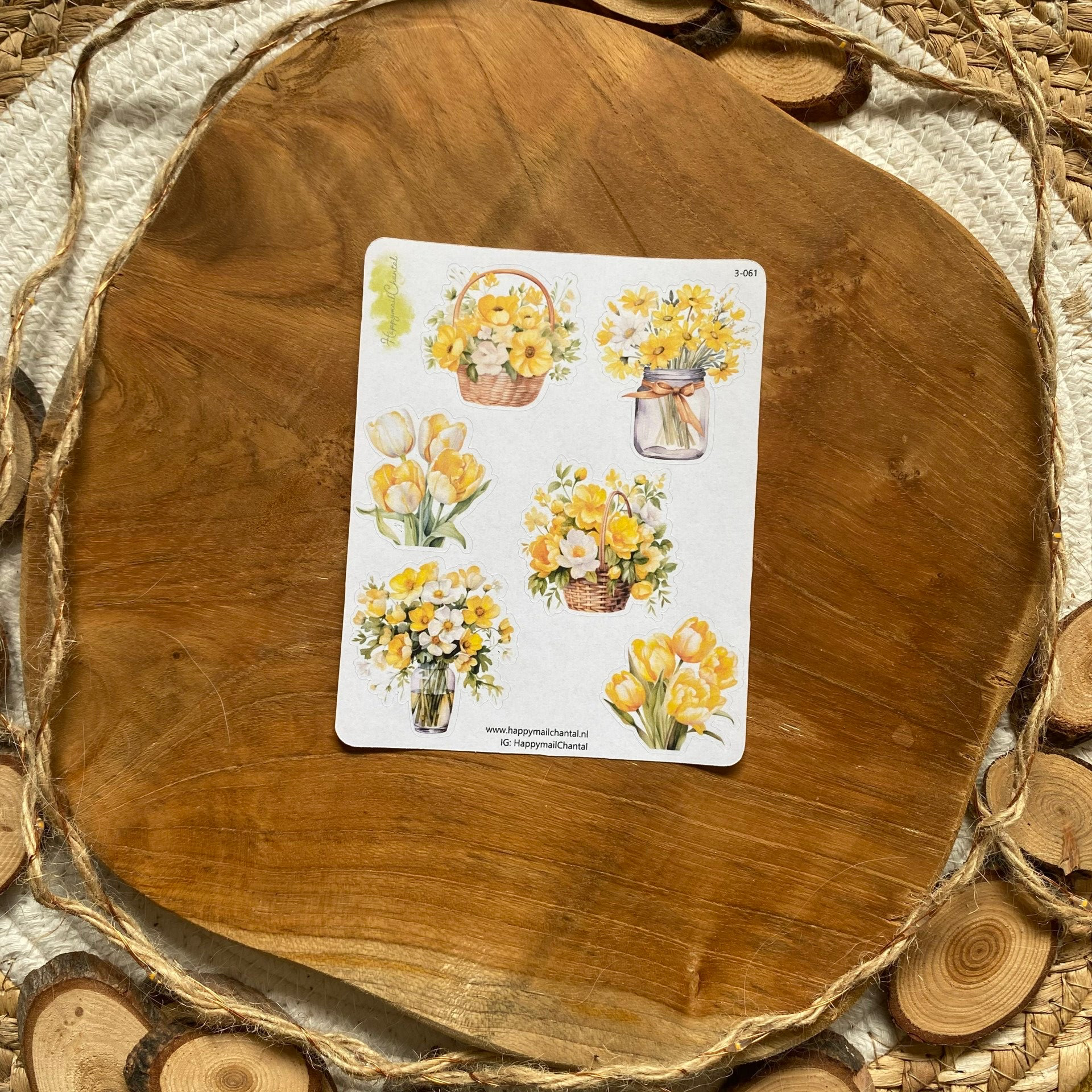 STICKERS - Lente bloemen