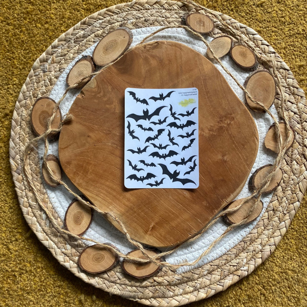 STICKERS - Halloween vleermuizen