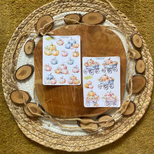 STICKERS - Pastel Pumpkins