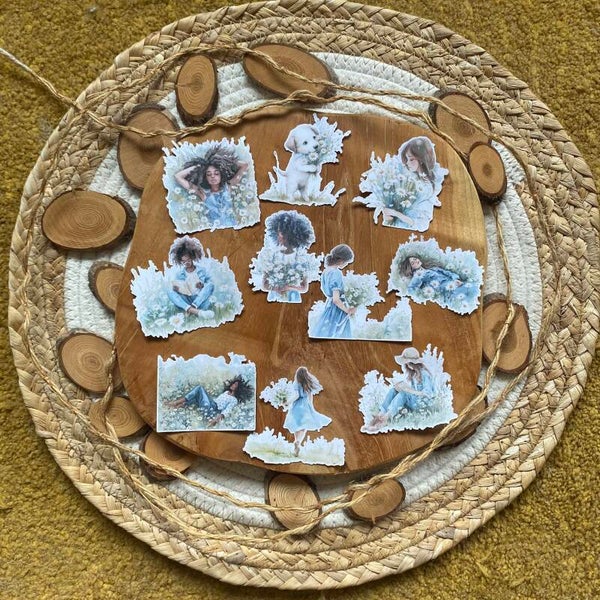 DIE CUT STICKERS - I love daisies