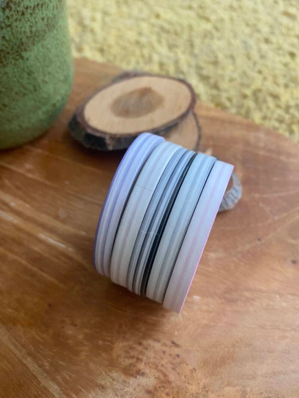 WASHI TAPE - 5mm washi tape in 7 verschillende kleuren