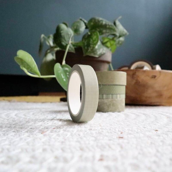 WASHI TAPE - Groen grid 10mm