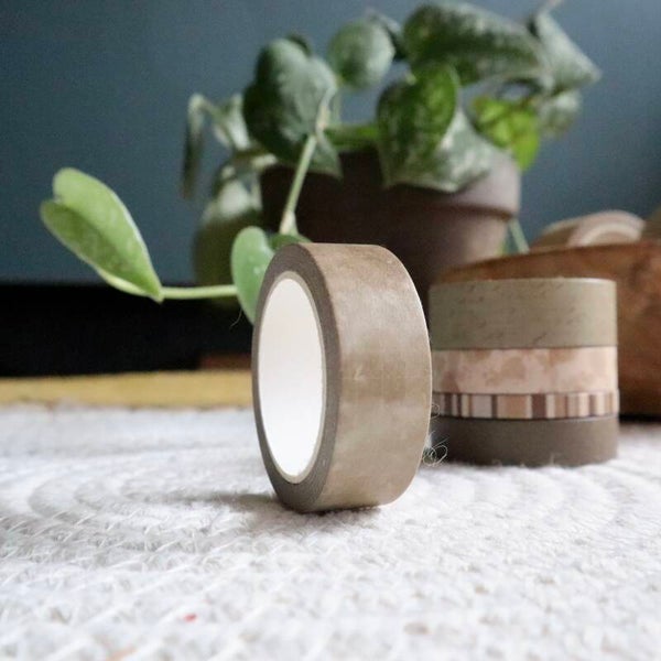 WASHI TAPE - Bruin watercolor grid