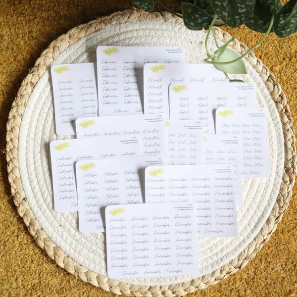 STICKERS - Maanden klein Elmimore (Advent2022)