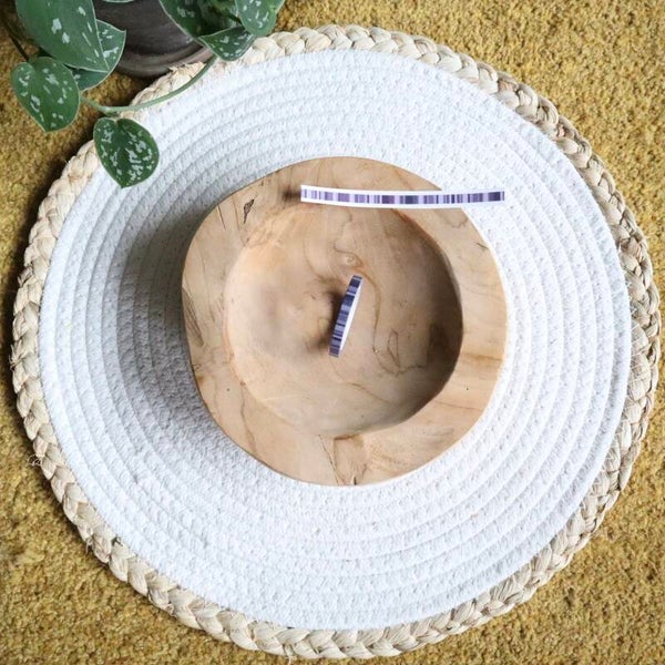 WASHI TAPE - Paars gestreept 5mm