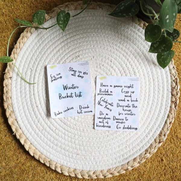 STICKERS - Winter Bucket list
