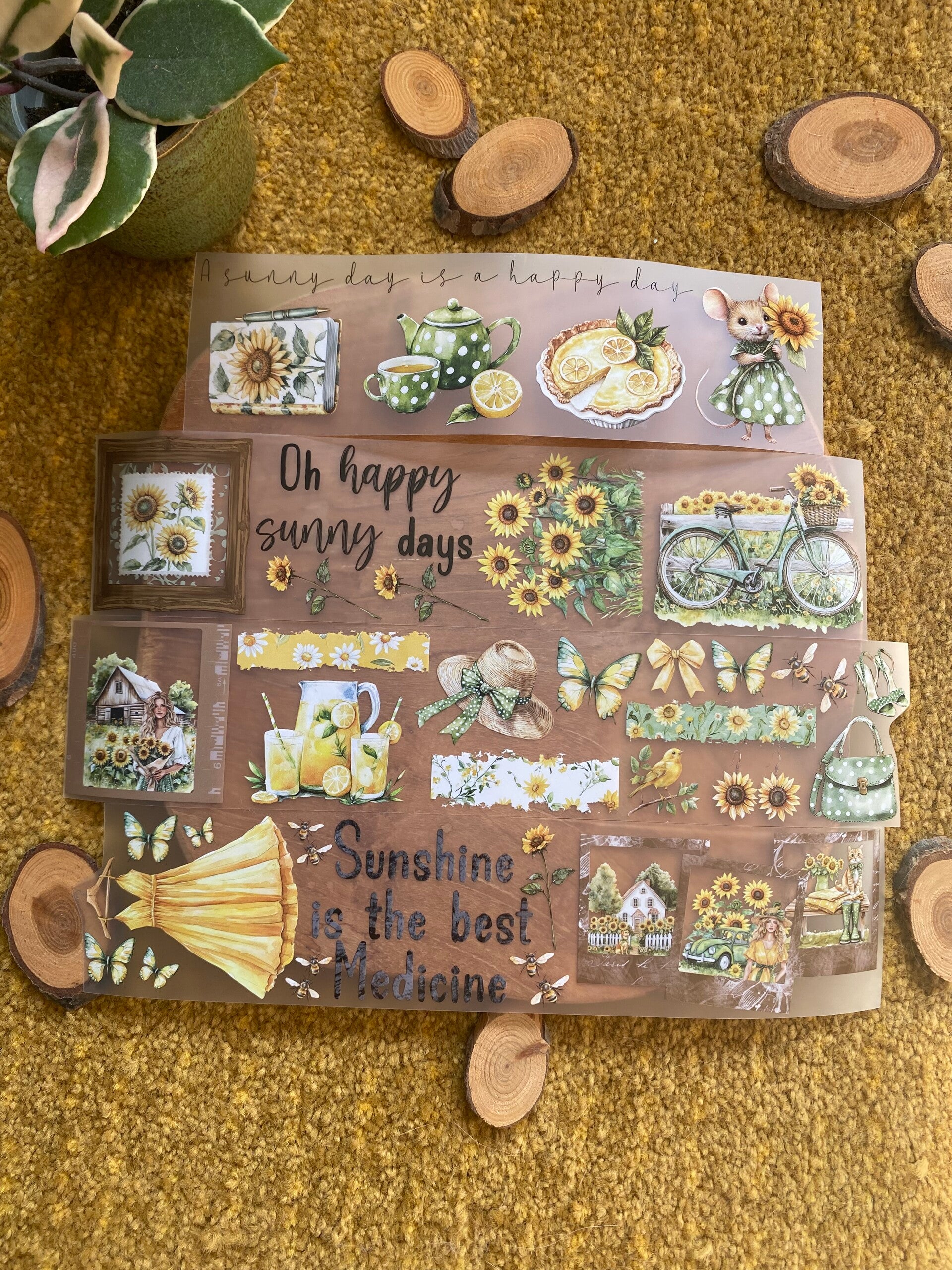 PET TAPE - Sunny days 60mm x 5m