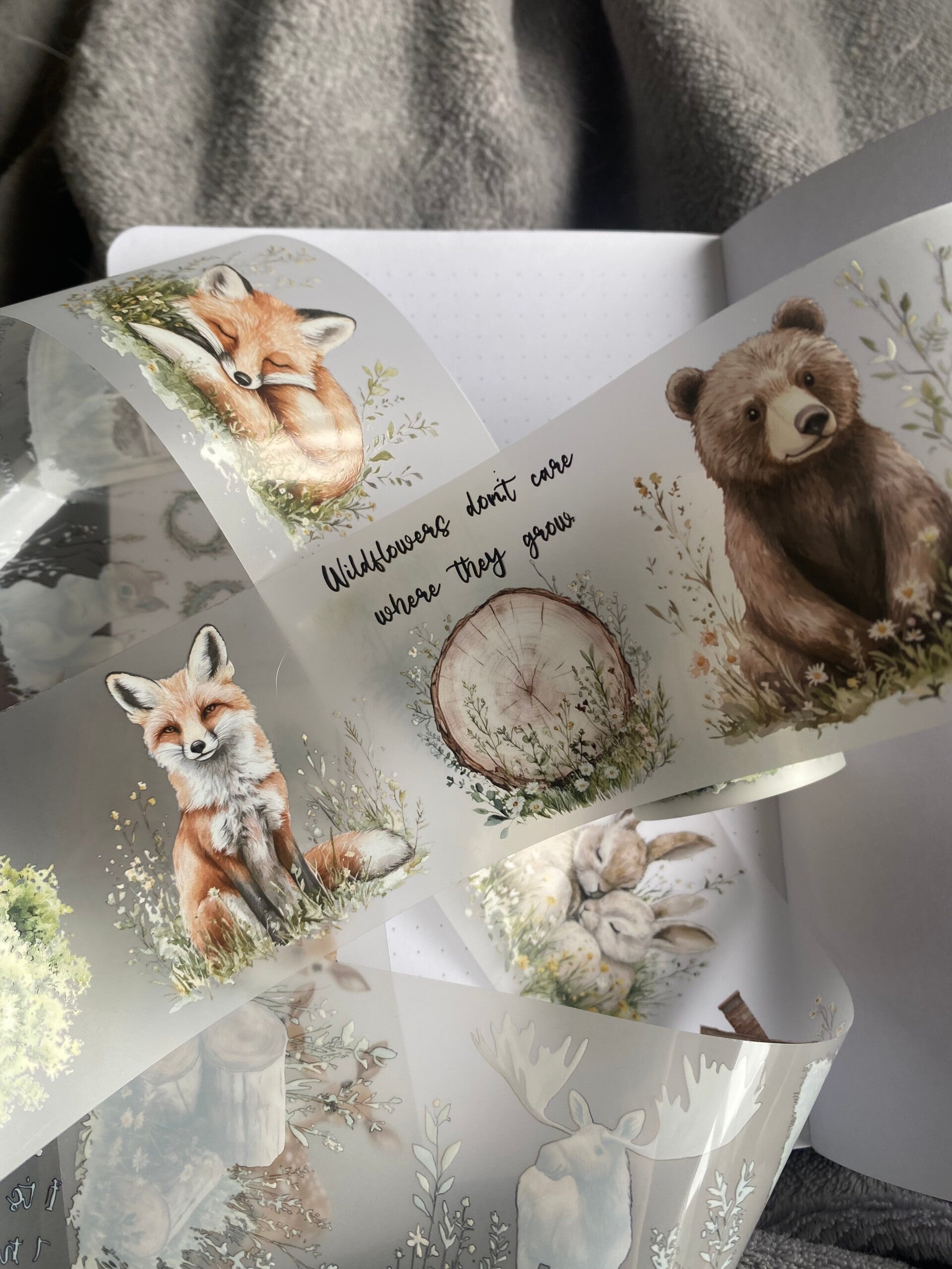 🦊 HappymailChantal - PET Tape - Spring Woodland