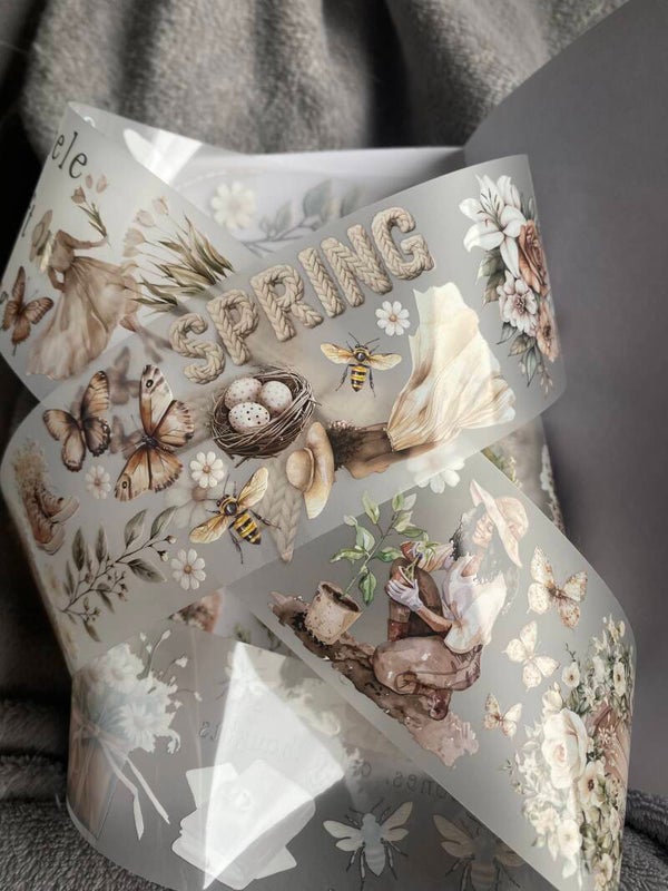 🌸 HappymailChantal - PET Tape - Cosy Spring