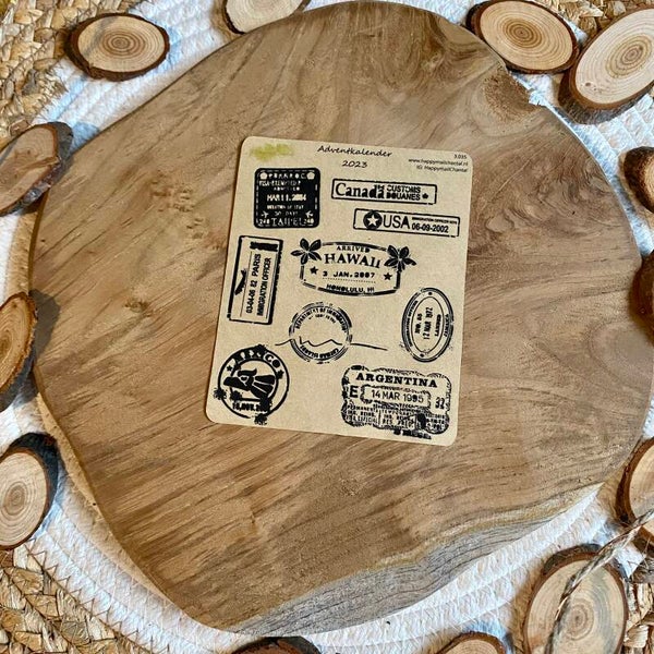 STICKERS - Paspoort stempels (Advent 2023)