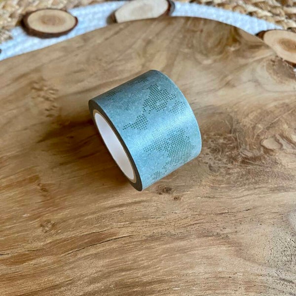WASHI TAPE - Wereldkaart 30mm (Advent 2023)