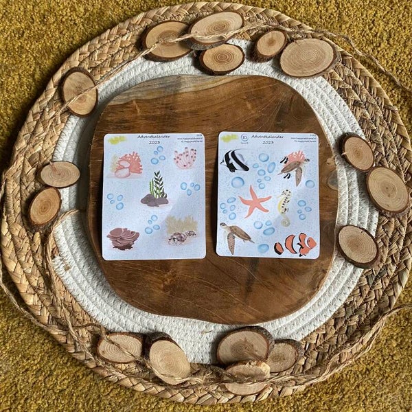 STICKERS - Onderwater leven (Advent 2023)
