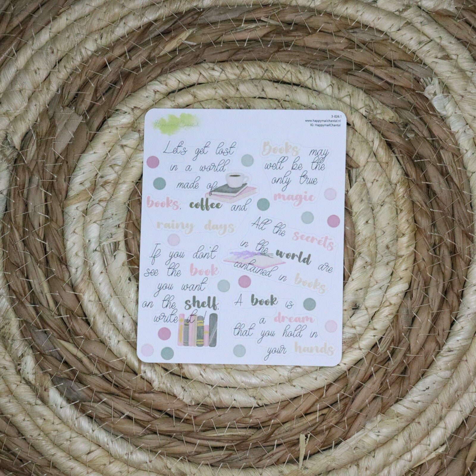 STICKERS - Boeken quotes