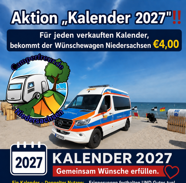 Kalender 2027 „ Camperfreunde Niedersachsen "