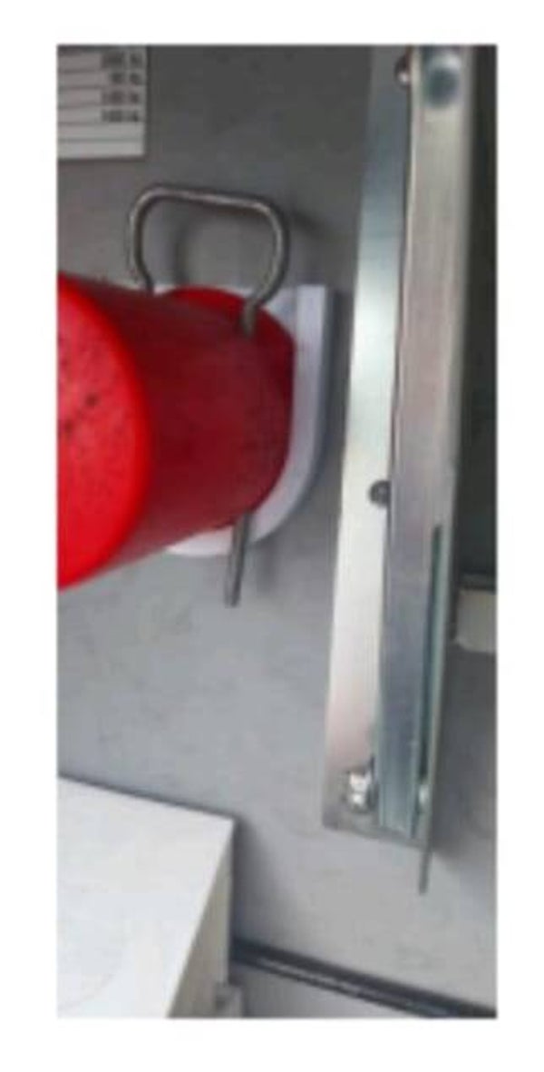 Gaskappenhalterung