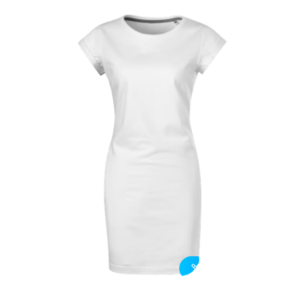 Basic T-Shirt Kleid Damen