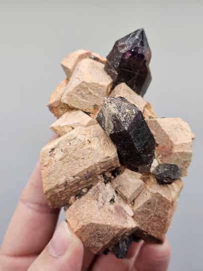 Amethist Orthoklaas Rookkwarts (box2)