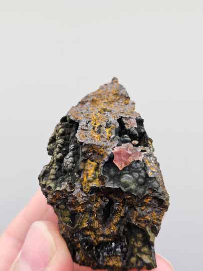 Rhodochrosiet Limoniet Goethiet (box1)