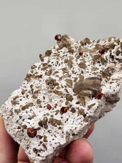 Spessartien Orthoklaas Rookkwarts (box2)